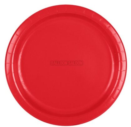 Red Dessert Plate