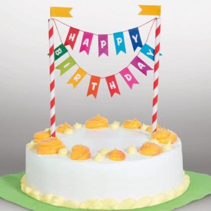 Rainbow Cake Bunting