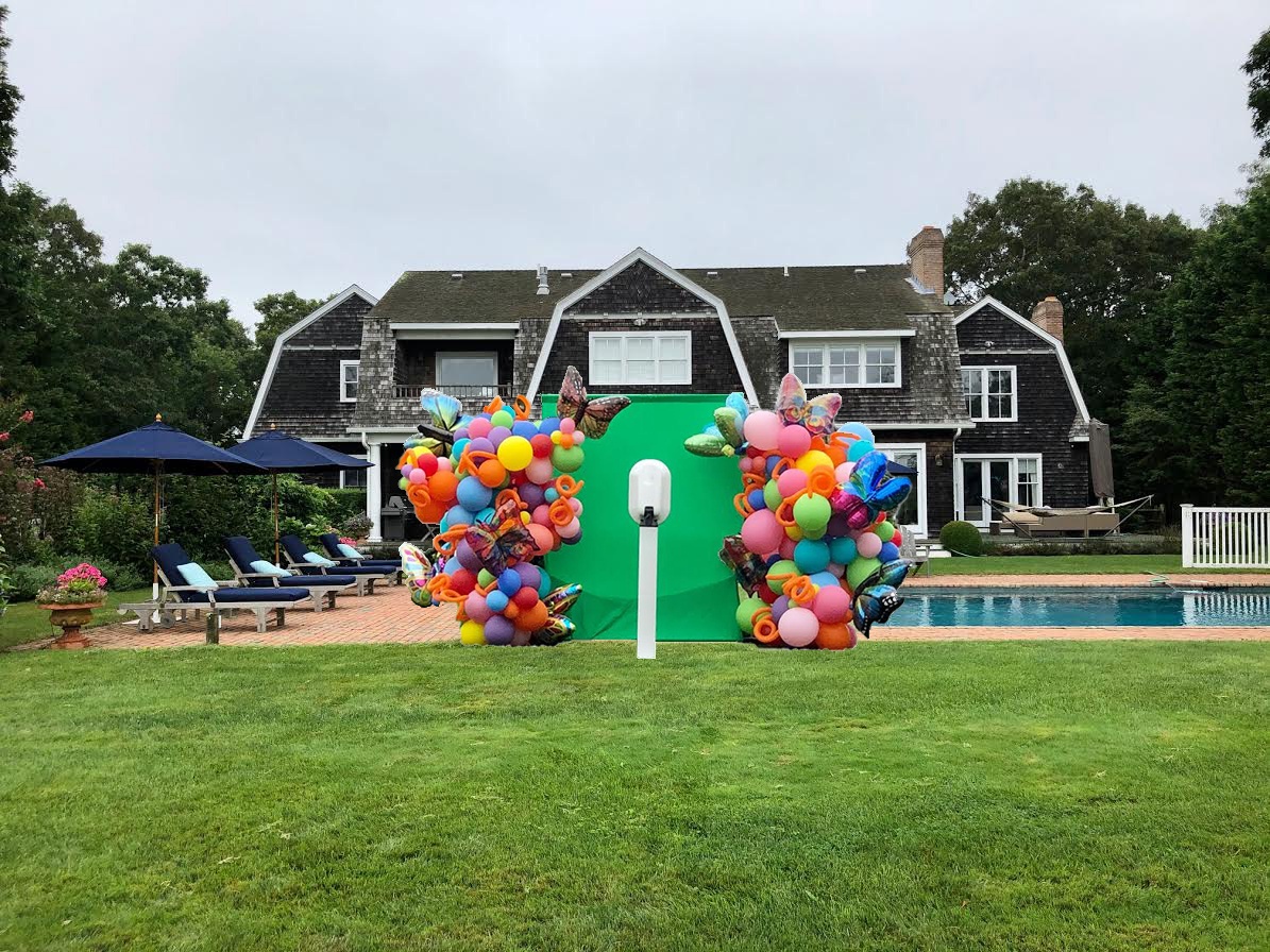 Water Mill Long Island Balloon Backdrop