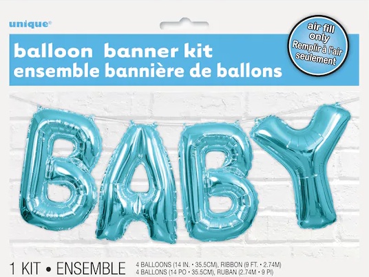 DIY BABY Letter Banner