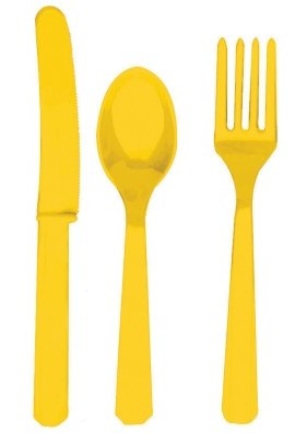 Yellow Cutlery