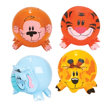 Zoo Animal Shape Beach Ball