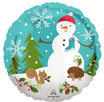 18” Woodland Snowman