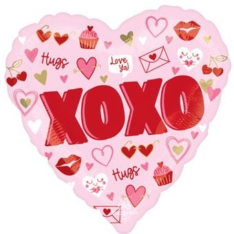 18” XOXO Heart