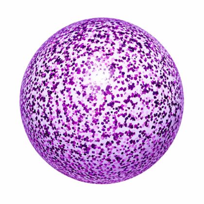 Purple Confetti Balloon