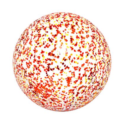 Red Orange Yellow Confetti Balloon