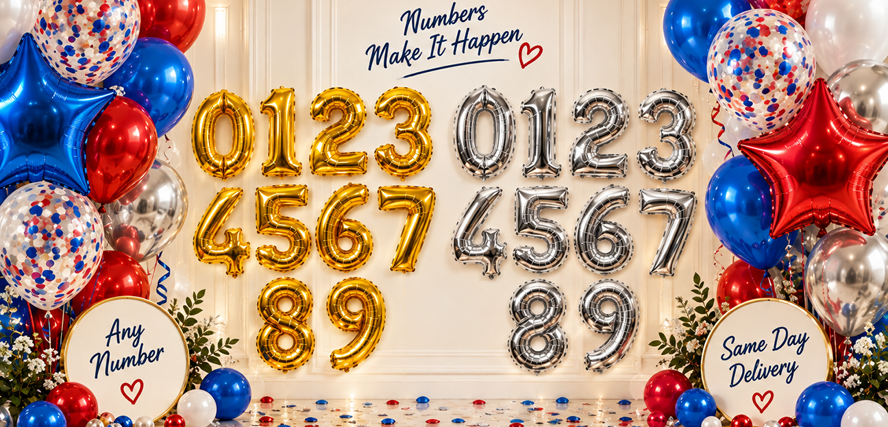 Balloon numbers with same day balloon delivery in NYC