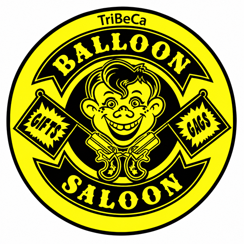 Balloon Saloon Tribeca logo representing gifts and helium balloons in NYC